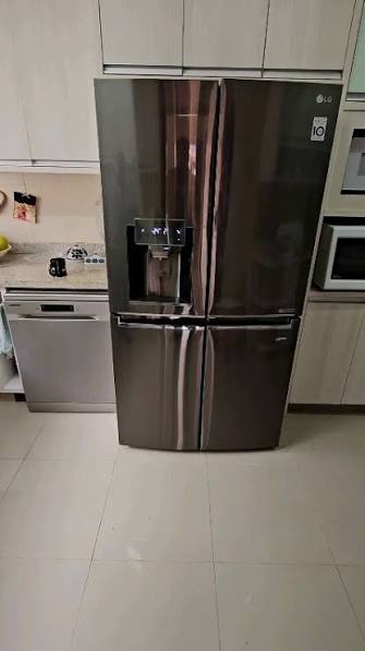 Geladeira LG French Door black stainless